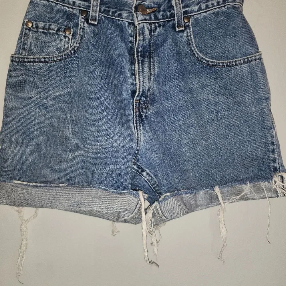 Vintage Levis Silver Tab Denim Jean Shorts Size 10